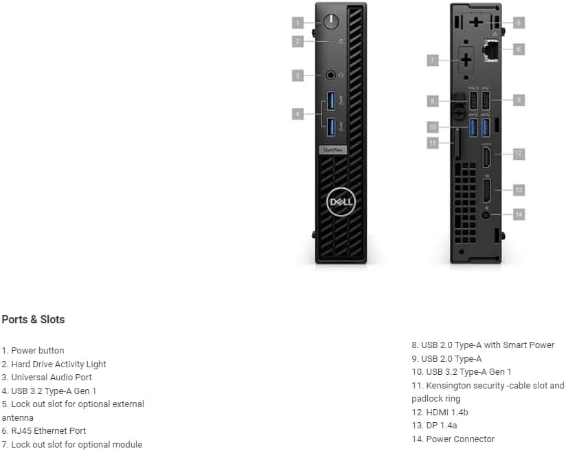 Dell OptiPlex 7000 Micro Desktop - Core i7-12700, 16GB RAM, 512GB SSD, Win 11 Pro (Refurbished - Excellent)