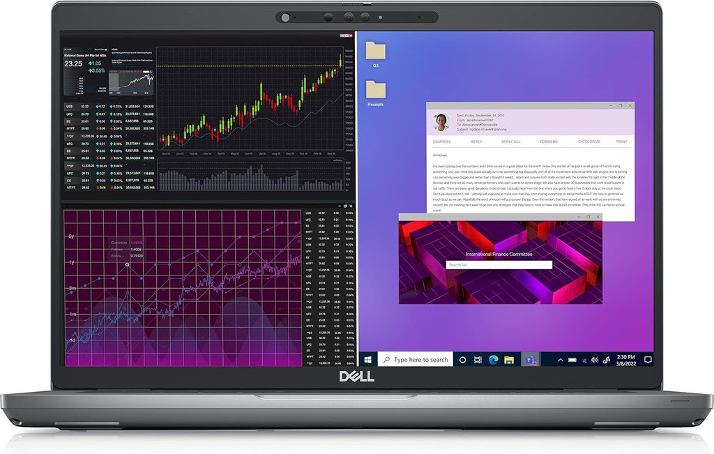 Dell Precision 3480 14" Mobile Workstation - Core i7-1370P, 32GB RAM, 1TB SSD, RTX A500, Touch, Win 11 Pro (Refurbished - Excellent)