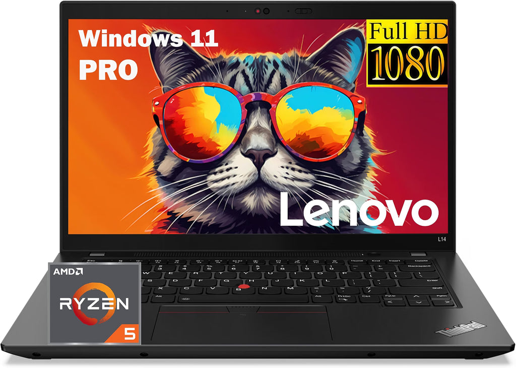 Lenovo ThinkPad L14 Gen 4 14" Laptop - Ryzen 5 7530U, 16GB RAM, 256GB SSD, Win 11 Pro (Refurbished - Excellent)